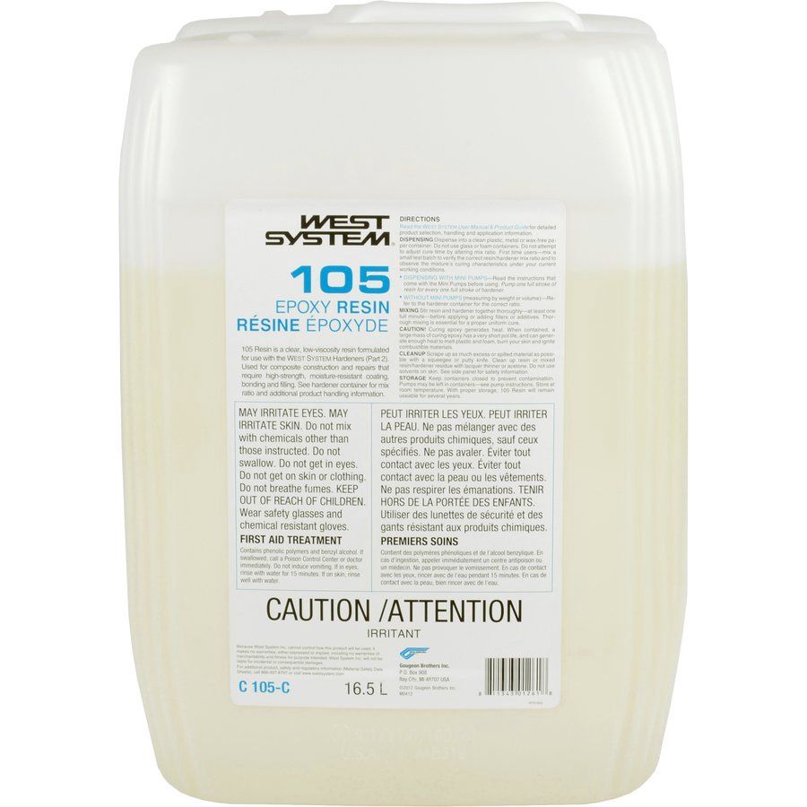 West System C105C Resin - 16.46 L