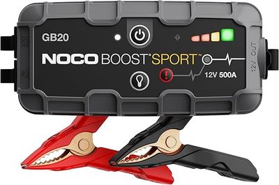 Genius GB20 Lithium Ion Jump Starter, 500 Amps