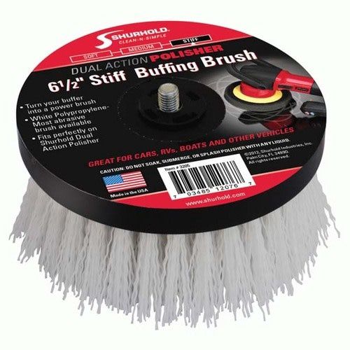 Buffing Brush Stiff 6-1/2"