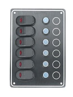 Switch Panel 6 X 15A Breakers