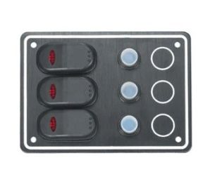 Switch Panel 3 x 15A Breakers