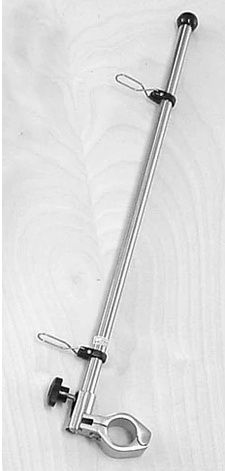 Flag Pole 25.5&quot;  For 1&quot; Rail Stainless