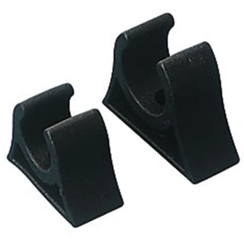 Pole Storage Clip, 1-1/2&quot; Black 2 /Pk