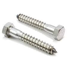 Lag Screw 1/4&quot; x 2.5&quot; Stainless