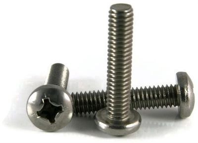 Pan Head Machine Screw 10-24 X 2.5&quot; Stainless
