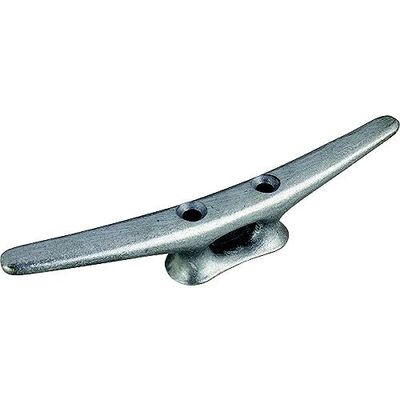 Open Base Aluminum Cleat  Flat Head  8&quot;