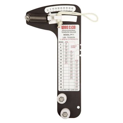 Loos  &quot;Professional Model&quot;  Cable / Wire Tension Gauge 3/32&quot; - 5/32&quot;
