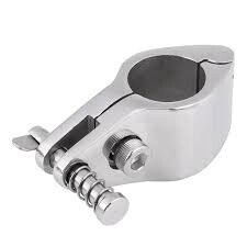 Hinged Jaw Slide with Removable Pin 1&quot; Stainless