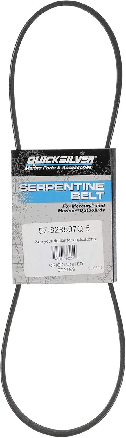 Alternator Belt  for 3L V6 Mercury OptiMax Outboards Non-Pro Models (828507Q5)