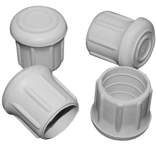 Chair Tip 7/8&quot; Rubber 4/pk