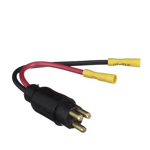 Trolling Motor Plug  Straight Male Motor Side
