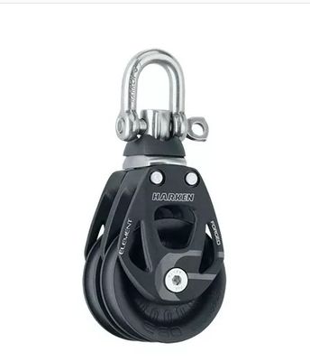 Block Double  60mm  Element  Aluminum With  Swivel(6269)