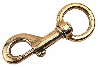 Swivel Eye Snap Bronze
