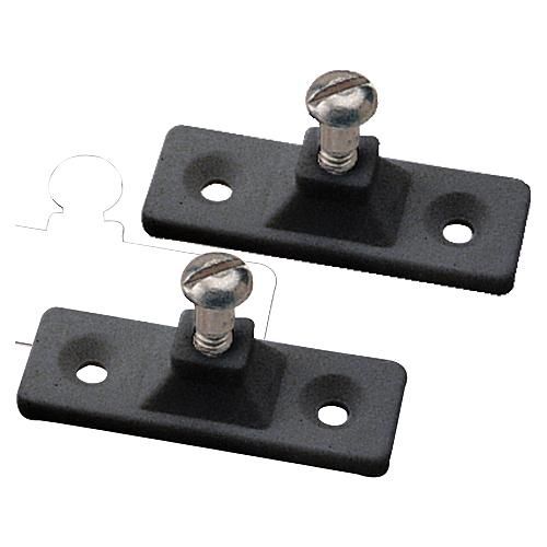 Deck Hinge Side Mount Nylon Black