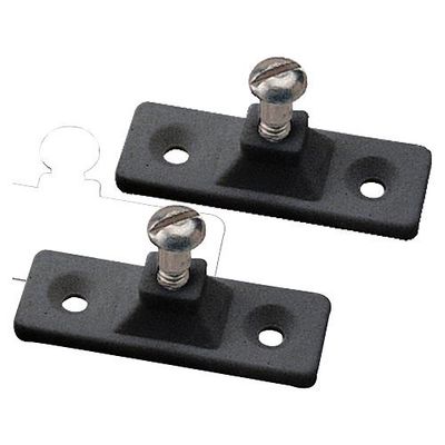 Deck Hinge Side Mount Nylon Black
