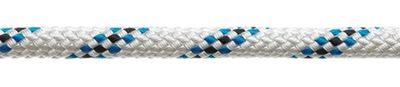 Marlow Braid Rope 12mm White/Blue Trace