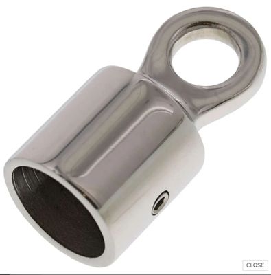 Stanchion Eye Cap 7/8&quot; OD Tubing Stainless