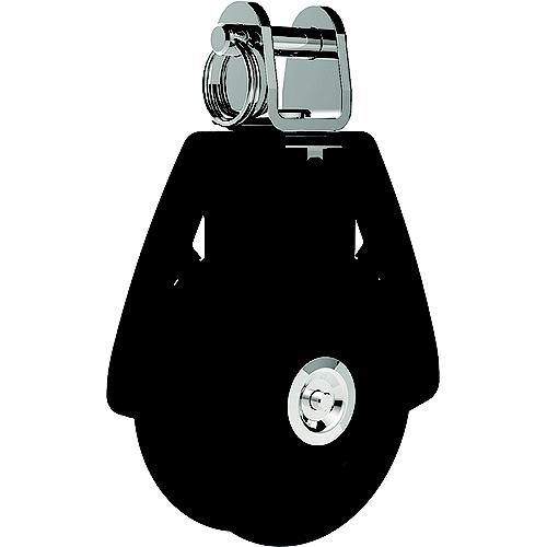 Block 60mm Single  Synchro  With  Swivel (29926021BK)
