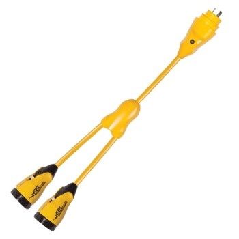 EEL Y-Adapter 2 x 30A Female to 30A Male Plug (Y30-2-30)