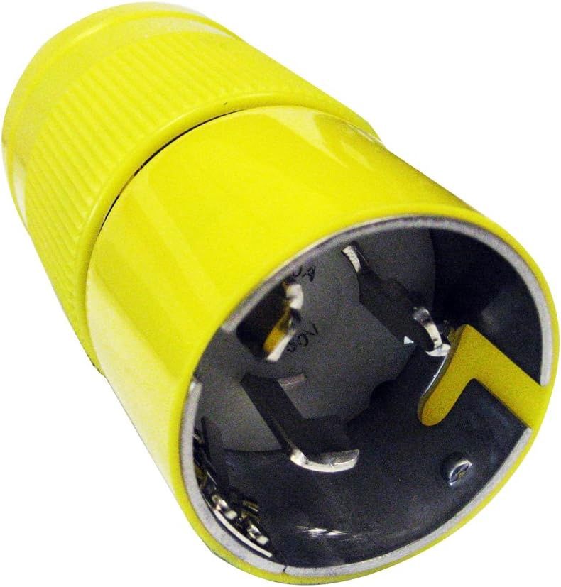 Male Plug 3 Pole 4 Wire Locking  50 Amp 125/250V  (6365CRN)