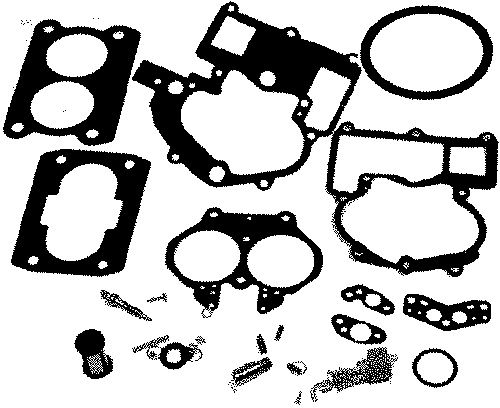Carburetor Gasket Kit 86-16 MCM 4 cyl, V-6 &amp; V-8  (804844002 )