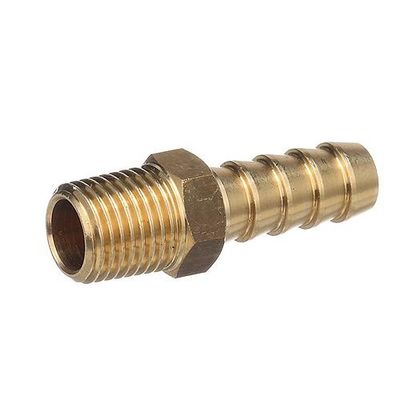 Brass Adapter Male 1/4&quot; NPT - 3/8&quot; Barb