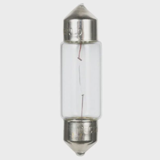 Bulb Festoon 12V 6W  2/pk