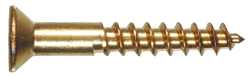 Wood Screw  Flat Head Silicon Bronze #6X1-1/4&quot;