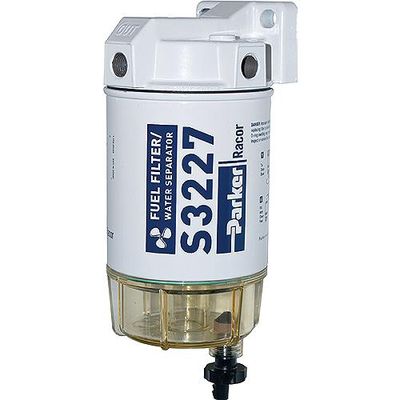 Gas Spin-On Fuel/Water Separator With Clear Bowl for Outboards  (320R-RAC-01)