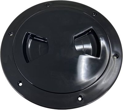 Deck Plate 6" Screw Type  Black