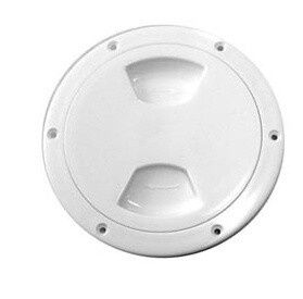 Deck Plate Screw Type White 8"