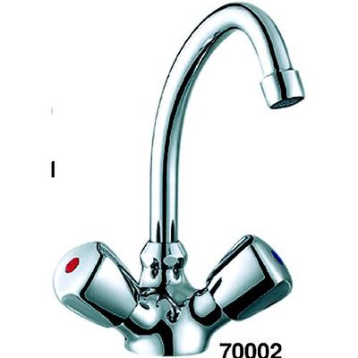 Classic Swivel J-Spout Galley Mixer Faucet -  Chrome Plated Brass