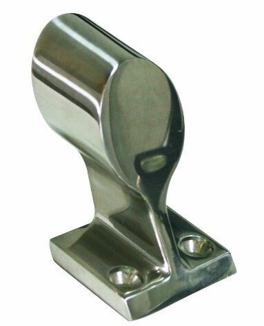 Rail End 60 Degree 1" Stainless
