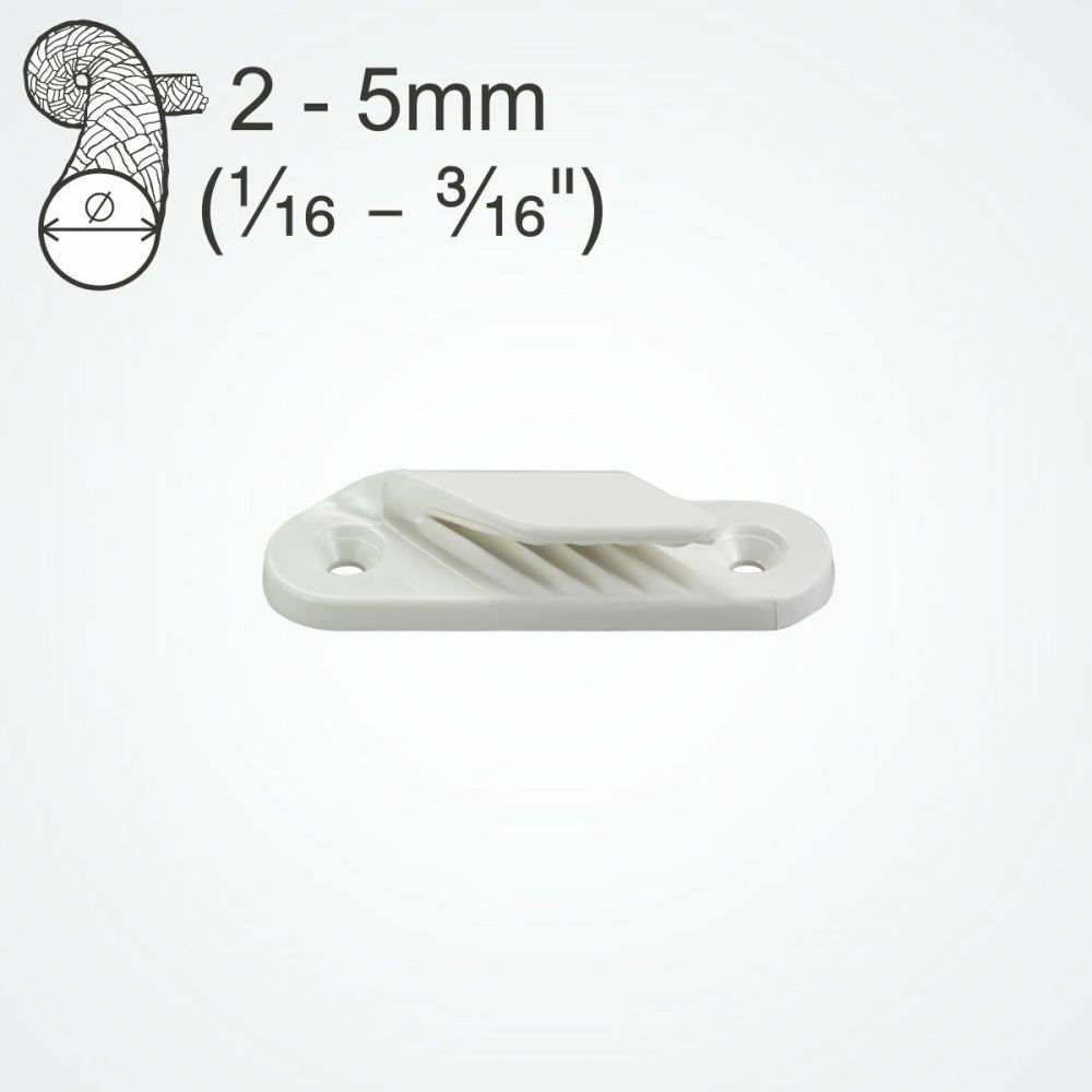 Leech Line Cleat 70 mm x 21 mm (CL214W)