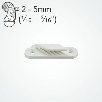 Leech Line Cleat 70 mm x 21 mm (CL214W)