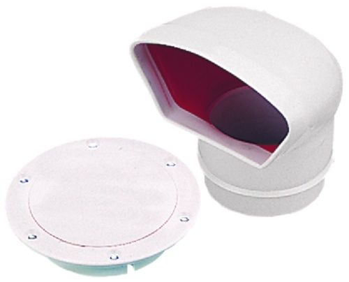 Cowl Vent Low Profile PVC 4" (7271403)