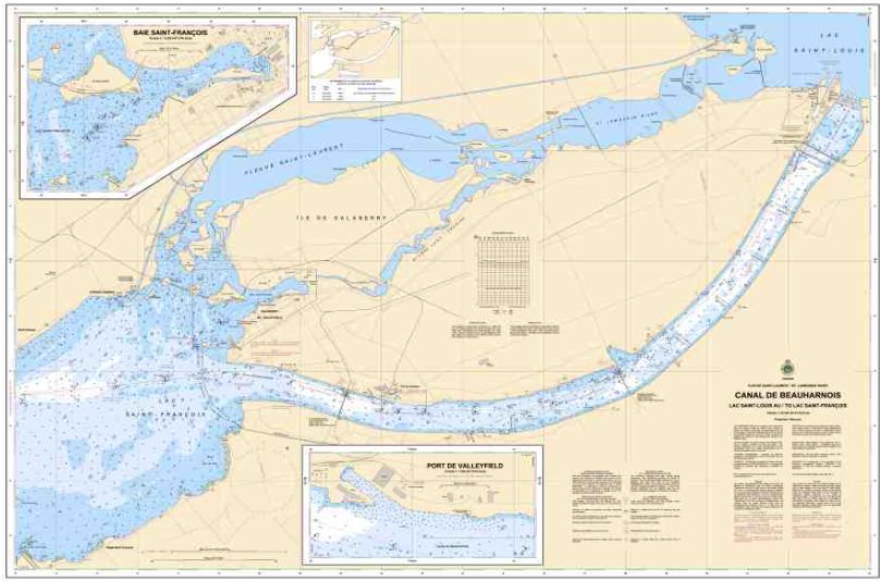 Canal de Beauharnois | CHS Chart 1431 Canal de Beauharnois | CHS Chart 1431