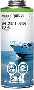 Kit Gelcoat Liquide Blanc Ciré 1L