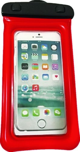 H2O Waterproof Phone Holder 4" x 8" Red