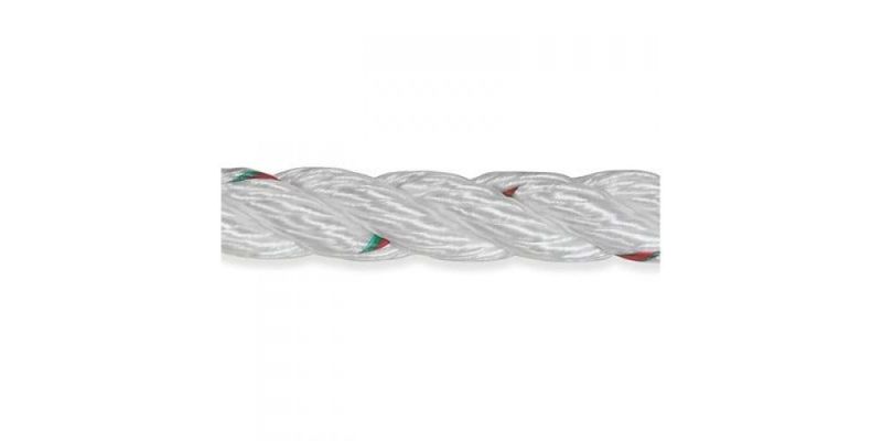 Pro-Set 3-Strand Nylon- 3/4" White /foot