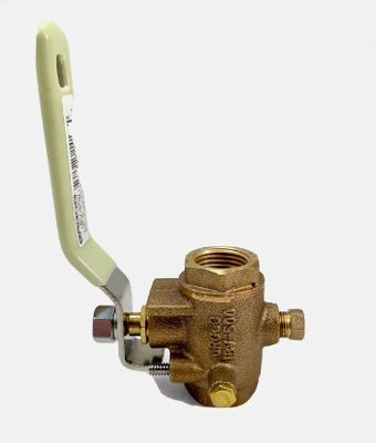 Full-Flow In-Line Ball Valve 1/2"NPT  Bronze (IBV-500)