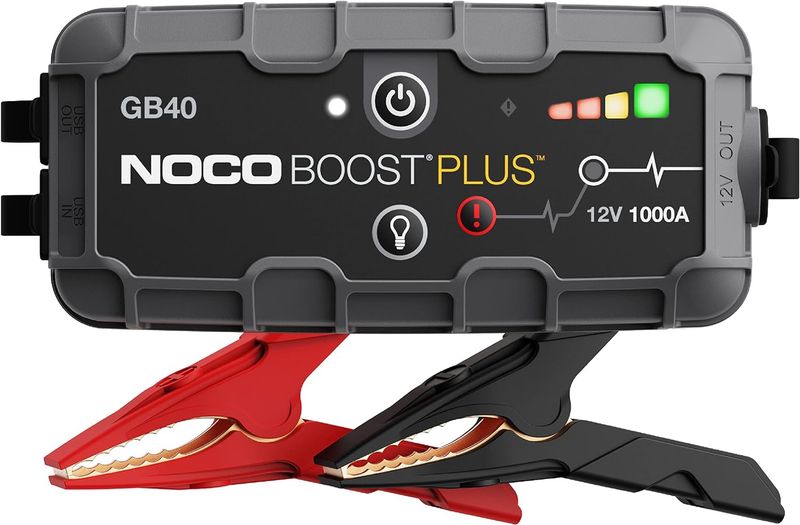 Genius GB40 Lithium Ion Jump Starter, 1000 Amps Genius GB40 Lithium Ion Jump Starter, 1000 Amps