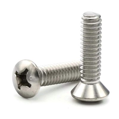 Oval Head Machine Screw 5/16-18 X 3" Stainless