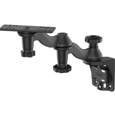 RAM® Vertical 12" Swing Arm Mount for Fishfinders and  Plotters