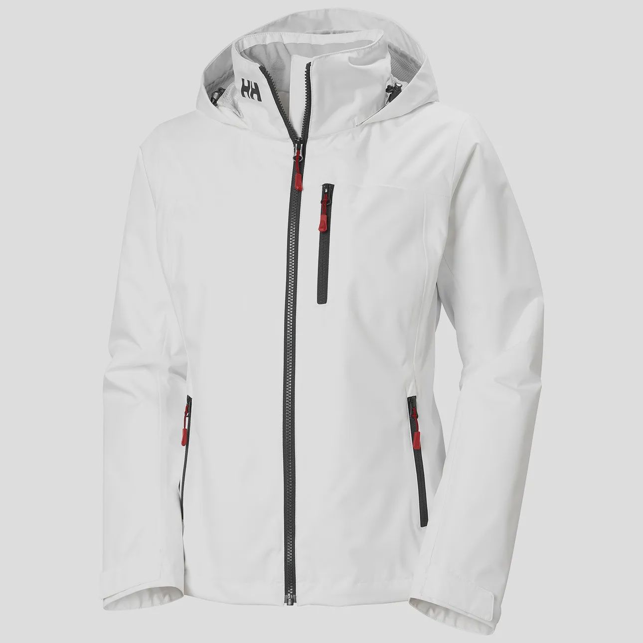 W Crew Hooded Midi Jacket 2.0, Colour: White, Size: XS
