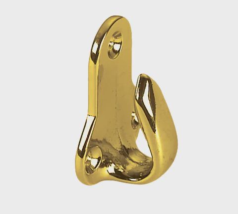 Hook Polished Brass 45 X 33 mm