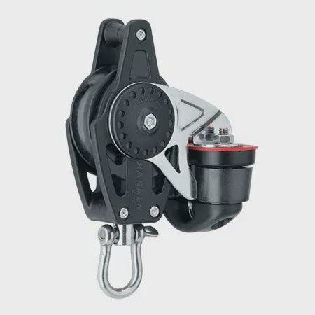 Block 40mm  Single Carbo Air with Swivel Becket and Cam Cleat (2646)
