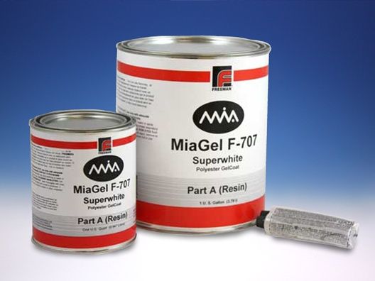 MiaGel F-707 Super White Polyester Gelcoat 1 Gallon (406165)