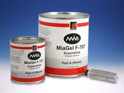 MiaGel F-707 Super White Polyester Gelcoat 1 Gallon (406165)