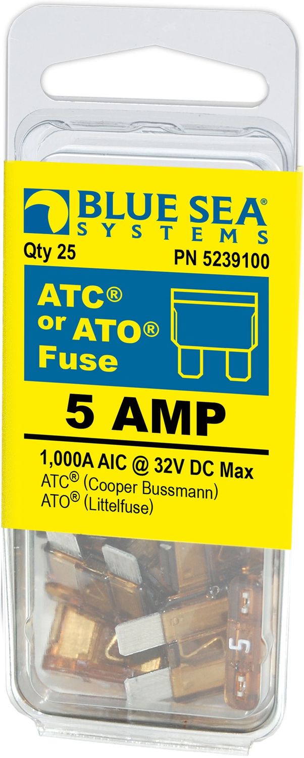 Fuse ATO/ATC 5 Amp 25/pk (5239100)
